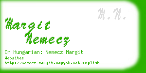 margit nemecz business card